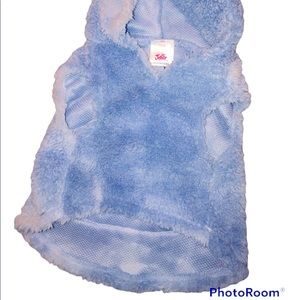 Dog pet hoodie top shirt blue Justice cat clothes